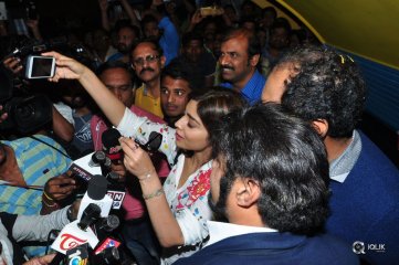 Celebs Watching Gautamiputra Satakarni Movie At IMAX